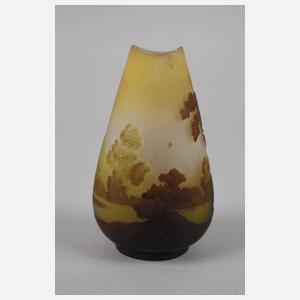 Émile Gallé Vase Landschaftsdekor