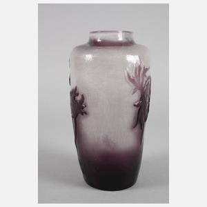 Émile Gallé Ätzglasvase