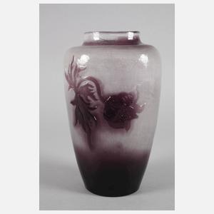 Émile Gallé Ätzglasvase