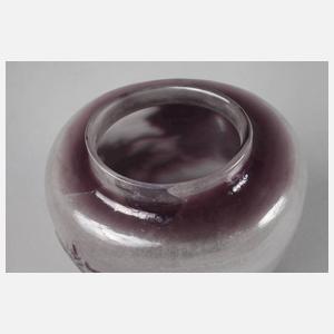 Émile Gallé Ätzglasvase