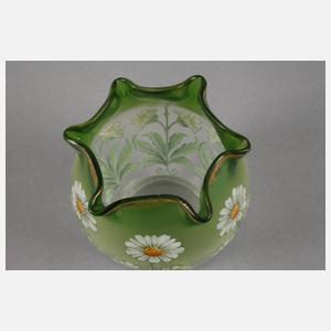 Fritz Heckert Jugendstilvase Margeritendekor