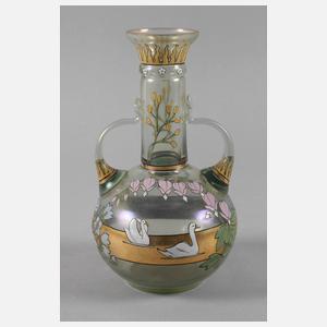 Fritz Heckert Petersdorf Henkelvase "Cypern"