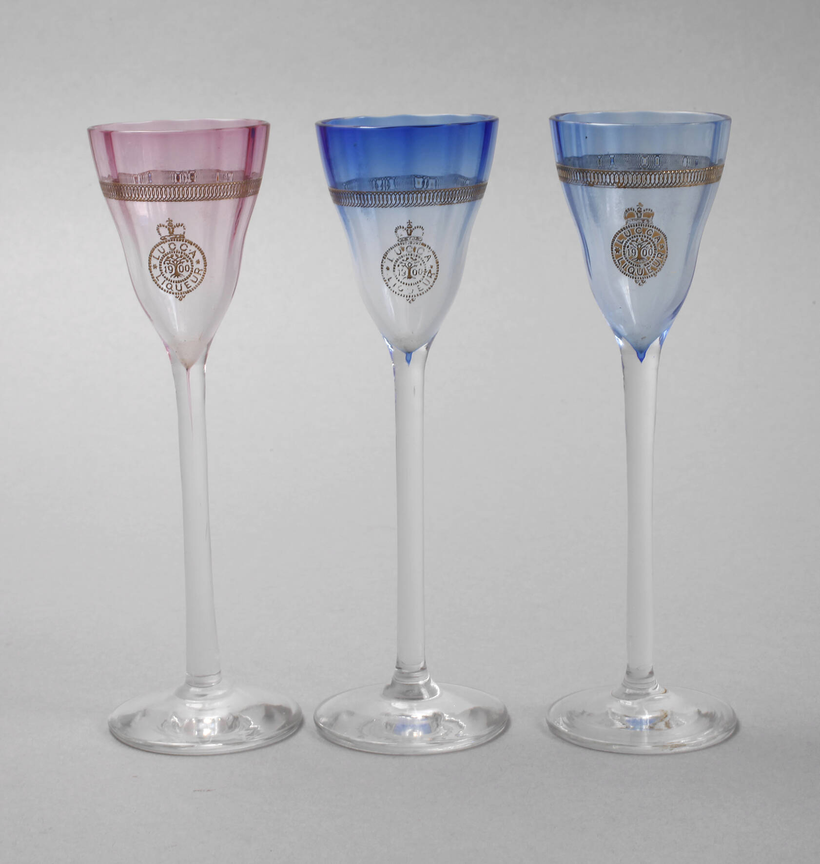 Drei Likörgläser Koloman Moser