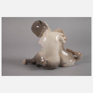 Royal Copenhagen "Faun mit Löwe spielend"