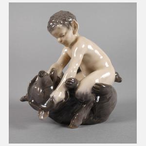 Royal Copenhagen "Faun mit Bär spielend"