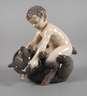 Royal Copenhagen "Faun mit Bär spielend"
