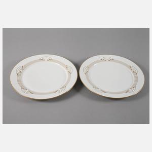 Meissen Paar Teller aus dem "Bügelservice"