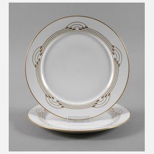 Meissen Paar Teller aus dem "Bügelservice"