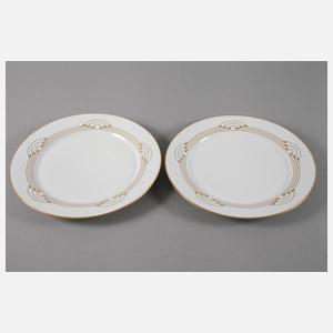Meissen Paar Teller aus dem "Bügelservice"