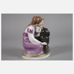 Meissen "Zwei Kinder mit Hund"