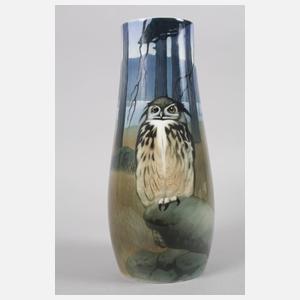 Rörstrand große Vase mit Eulenmotiv