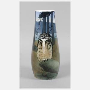 Rörstrand große Vase mit Eulenmotiv