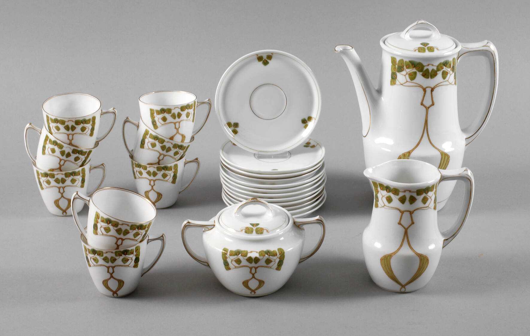 Tirschenreuth Kaffeeservice Jugendstil