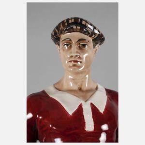 Weinberger Fußballfigur mit Girlande