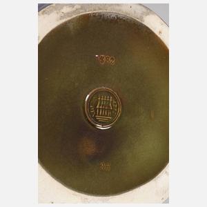 Zsolnay Pecs große Kanne mit weiblichem Akt