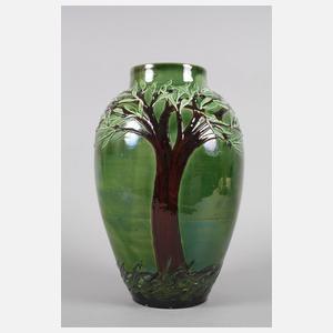 Max Laeuger große Vase mit Olivenbaum