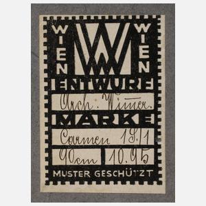 Etikett Wiener Werkstätte