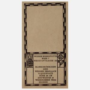 Musterkarte Wiener Werkstätte