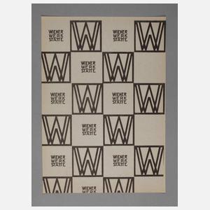 Einschlagpapier der Wiener Werkstätte