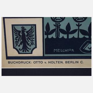 Ausstellungsplakat Melchior Lechter