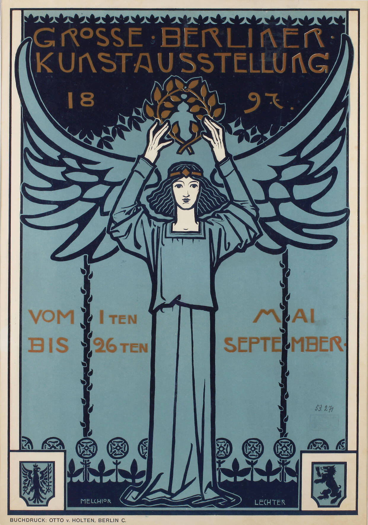 Ausstellungsplakat Melchior Lechter