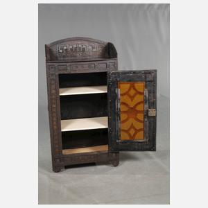 Kleines Notenschränkchen Art déco