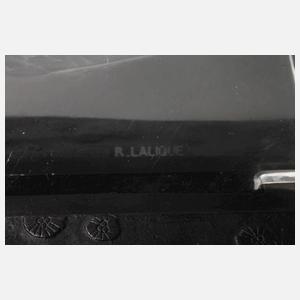 René Lalique Schwalbenpaar auf Bronzesockel