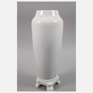 Fraureuth große Vase auf Sockel