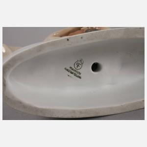 Fraureuth Figur "Tanzender Faun mit Mädchen und Schnecke"