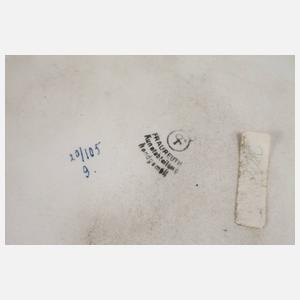 Fraureuth "Schale mit Pfau"