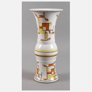 KPM Berlin große "Flötenvase" Art déco