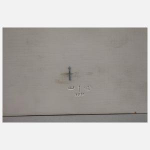 KPM Berlin Plakette mit Damenakt