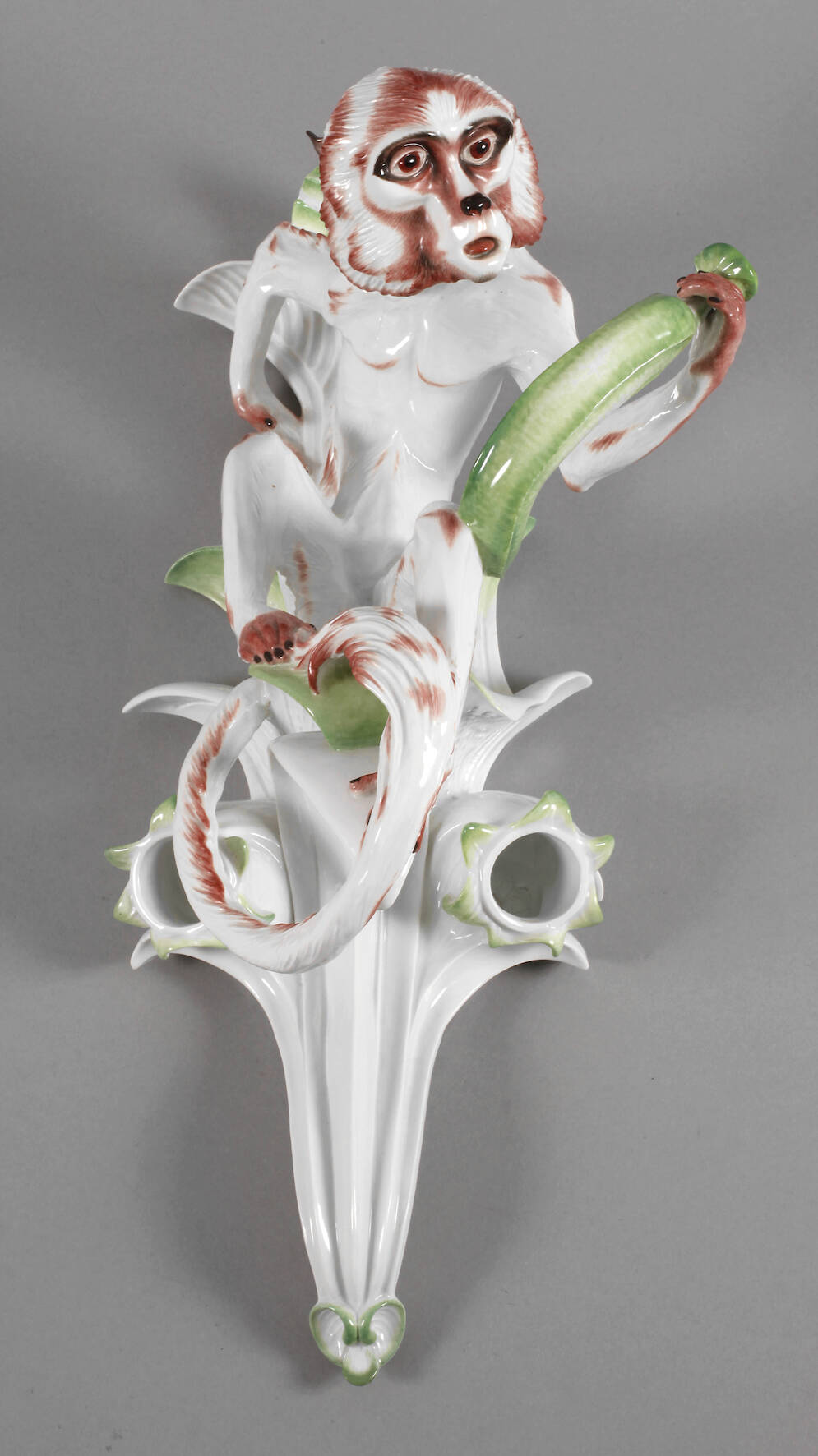 Meissen "Affe als Wandleuchter"