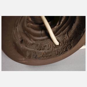 Meissen Lippenbär als Tischlampe