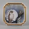 Rosenthal Wandplatte mit Eulenmotiv