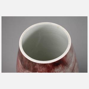 Sèvres große Vase mit Sang de Boeuf-Glasur