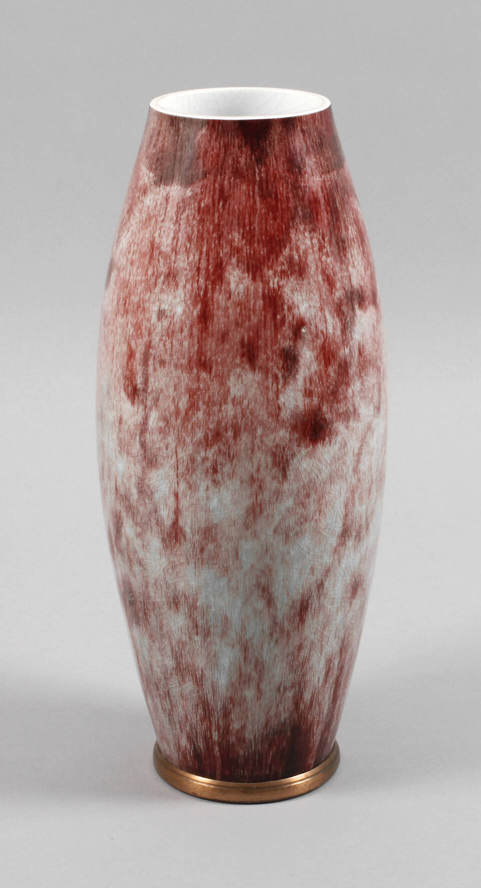 Sèvres große Vase mit Sang de Boeuf-Glasur