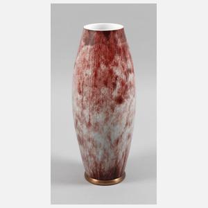 Sèvres große Vase mit Sang de Boeuf-Glasur