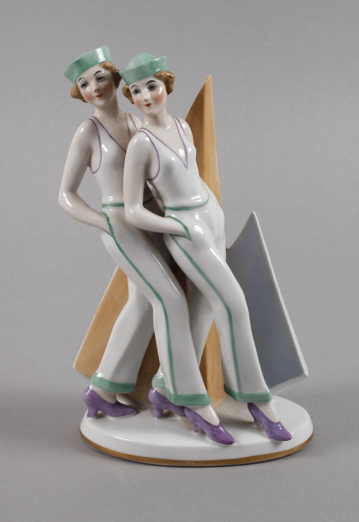 Tettau zwei Revuegirls Art déco