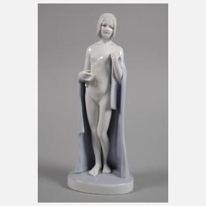 Volkstedt Damenakt als Lampenfuß