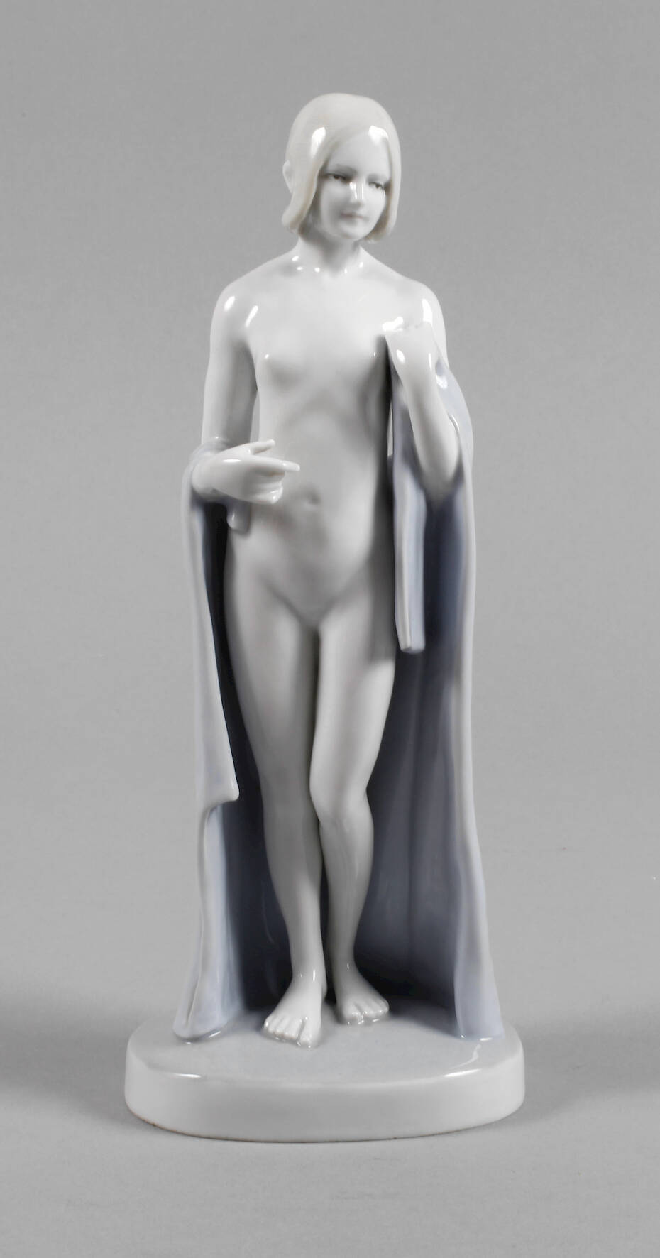 Volkstedt Damenakt als Lampenfuß