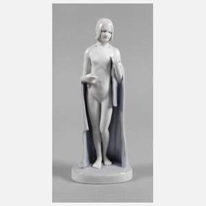 Volkstedt Damenakt als Lampenfuß