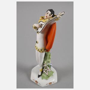 Lautenspieler Art déco