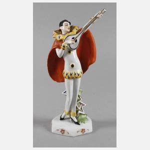 Lautenspieler Art déco