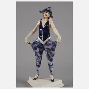 Goldscheider Wien Figur "Dreispitz"