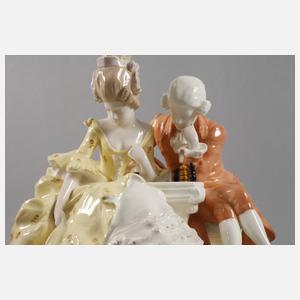 Goldscheider großer Lampenfuß "Schachmatt"