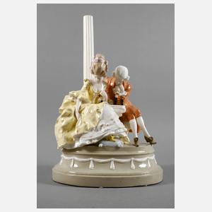 Goldscheider großer Lampenfuß "Schachmatt"