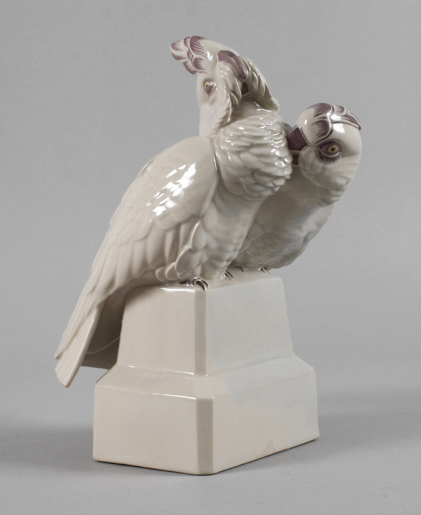 Wilhelm Krieger kosendes Kakadupaar