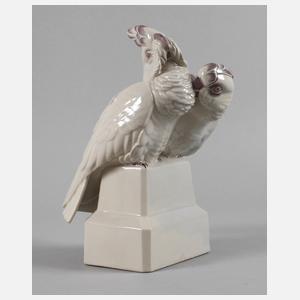 Wilhelm Krieger kosendes Kakadupaar