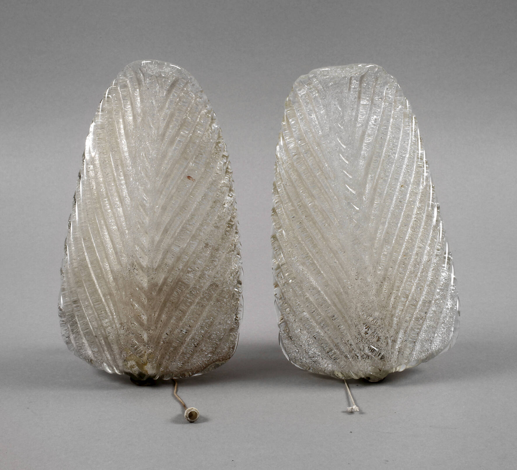 Paar Wandlampen Seguso